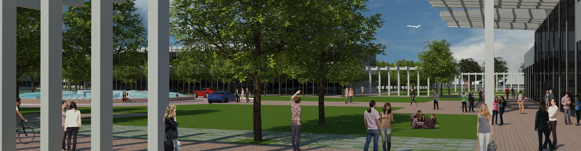 A View of the Main Business Corridor image